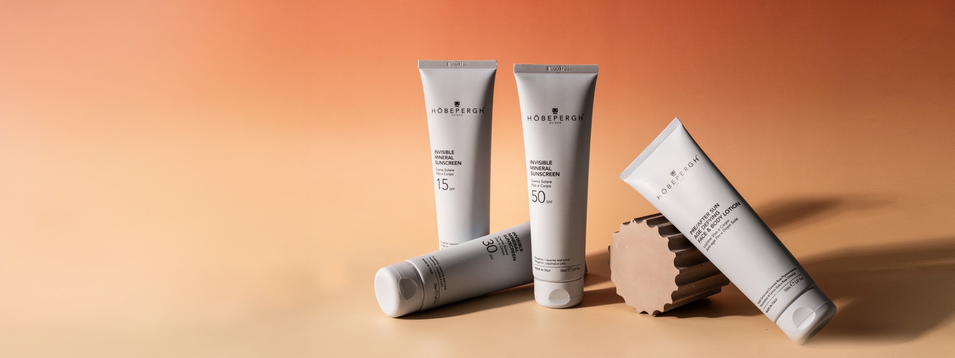 Invisible Mineral Sunscreens SPF 15, 30, 50. For natural, effective and safe protection.