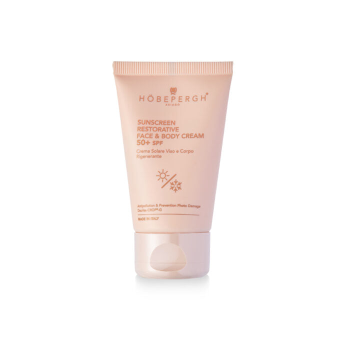 SUNSCREEN RESTORATIVE FACE & BODY CREAM 50+ SPF | CREMA SOLARE VISO E CORPO RIGENERANTE 50+SPF