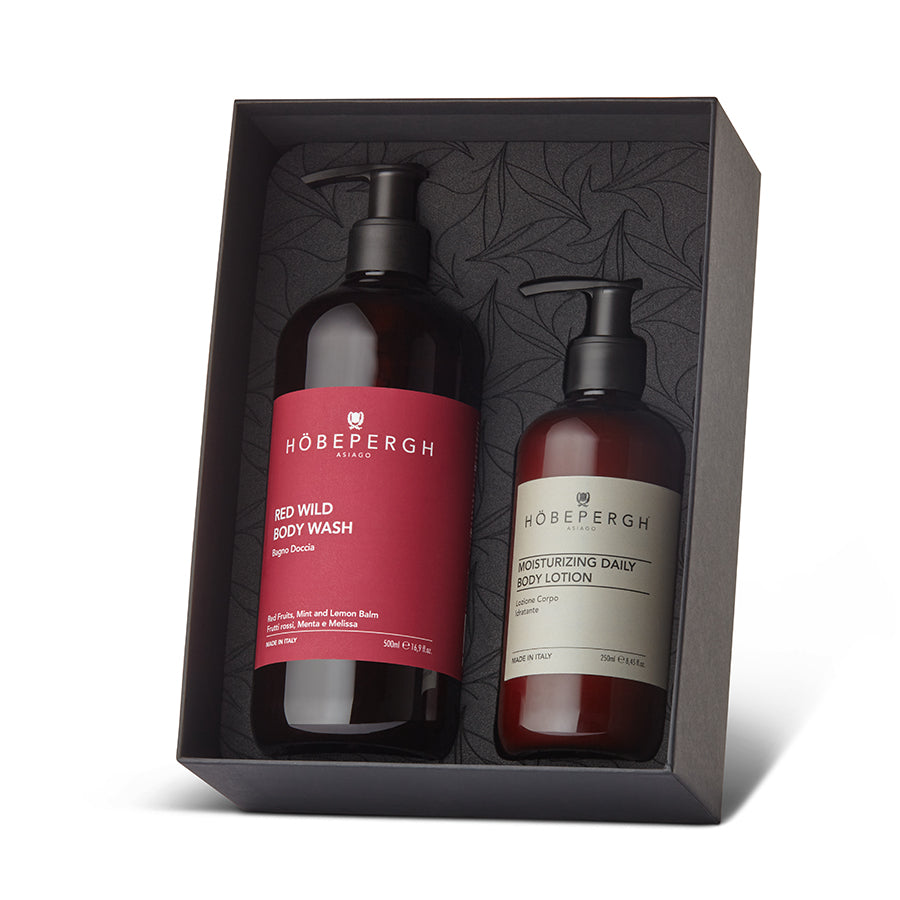 RED WILD SHOWER & CREAM GIFT BOX