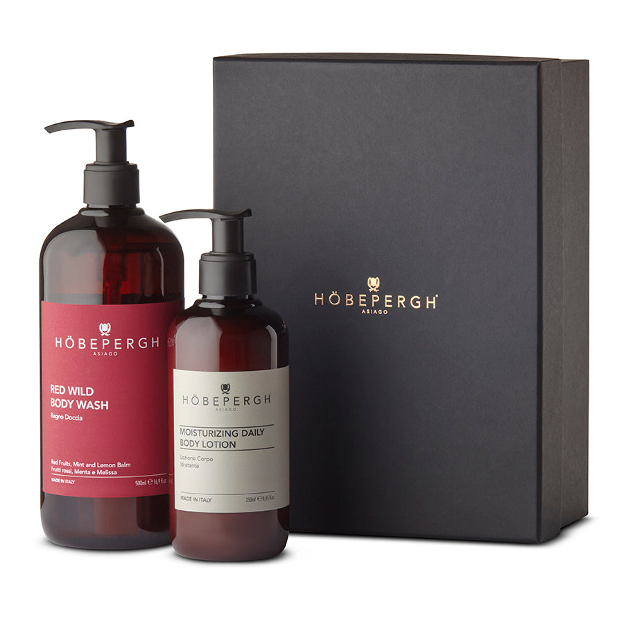 RED WILD SHOWER & CREAM GIFT BOX