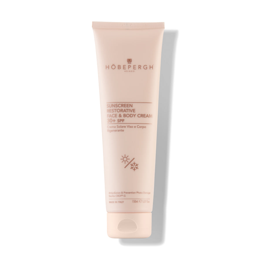 SUNSCREEN RESTORATIVE FACE & BODY CREAM 30+ SPF | CREMA SOLARE VISO E CORPO RIGENERANTE 30+SPF