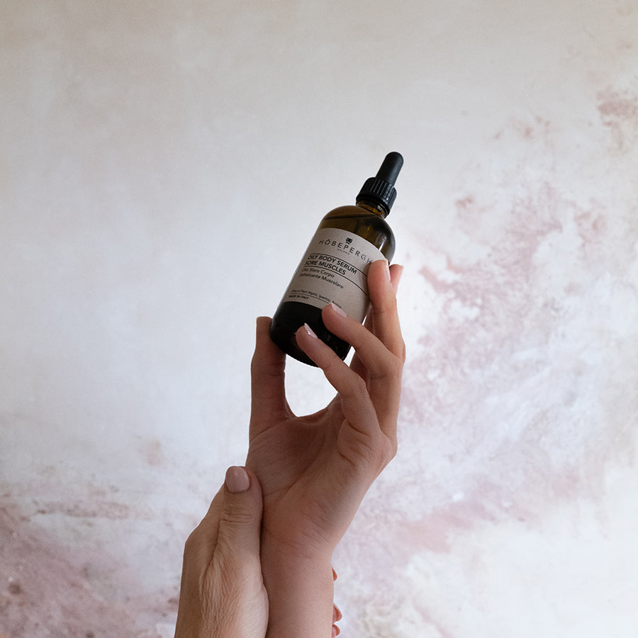 OILY BODY SERUM SORE MUSCLES