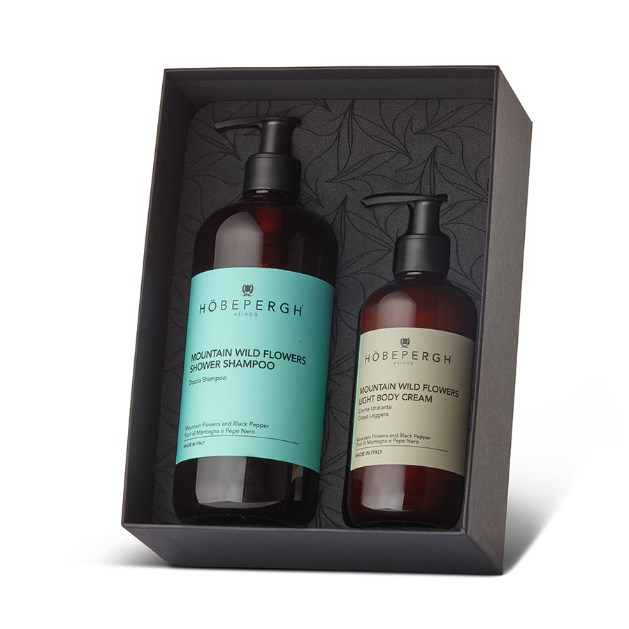 MOUNTAIN WILD FLOWERS SHOWER & CREAM GIFT BOX