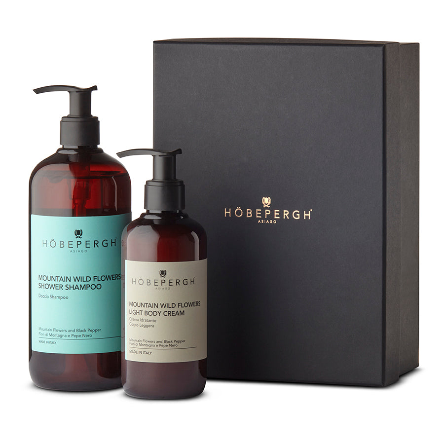 MOUNTAIN WILD FLOWERS SHOWER & CREAM GIFT BOX