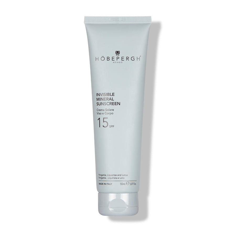 INVISIBLE MINERAL SUNSCREEN SPF 15 | CREMA SOLARE VISO E CORPO SPF 15