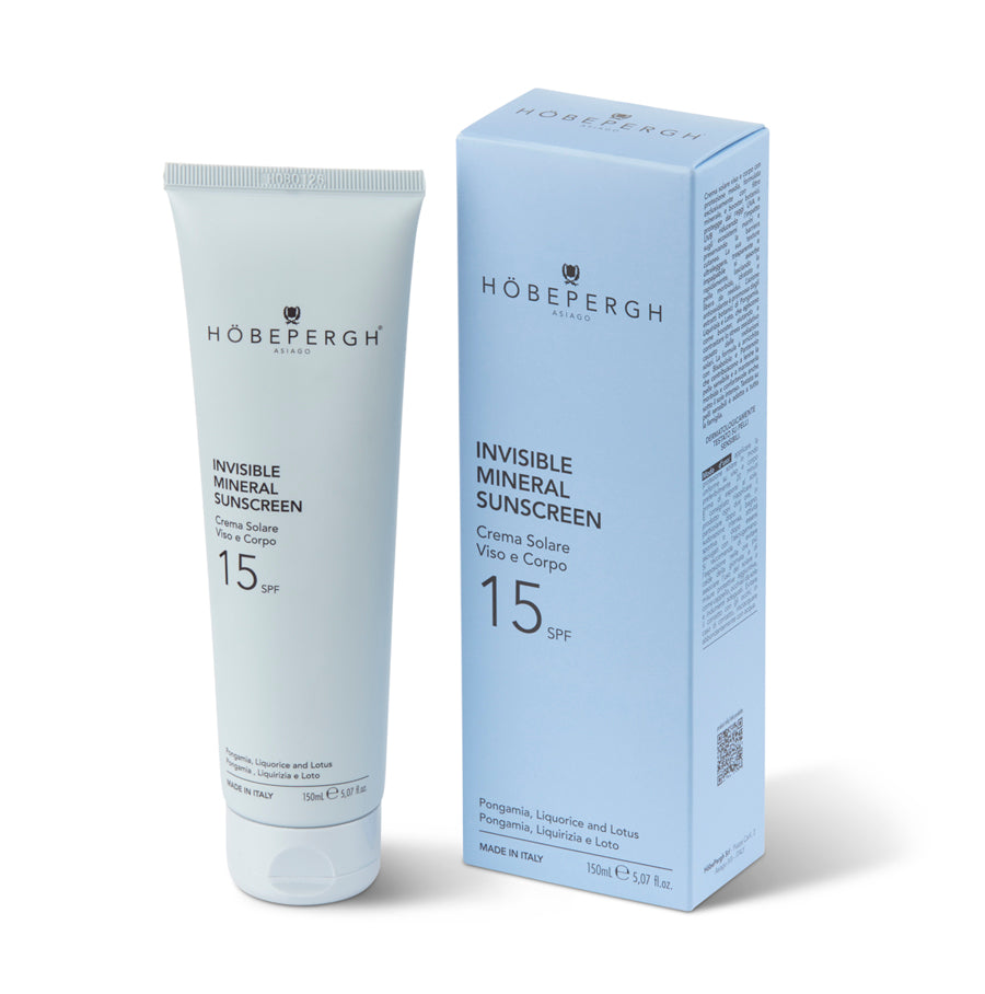 INVISIBLE MINERAL SUNSCREEN SPF 15 | CREMA SOLARE VISO E CORPO SPF 15