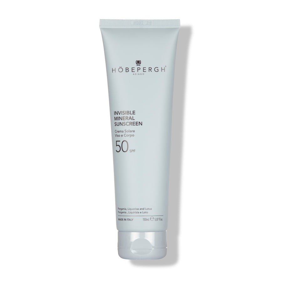 INVISIBLE MINERAL SUNSCREEN SPF 50 | CREMA SOLARE VISO E CORPO SPF 50