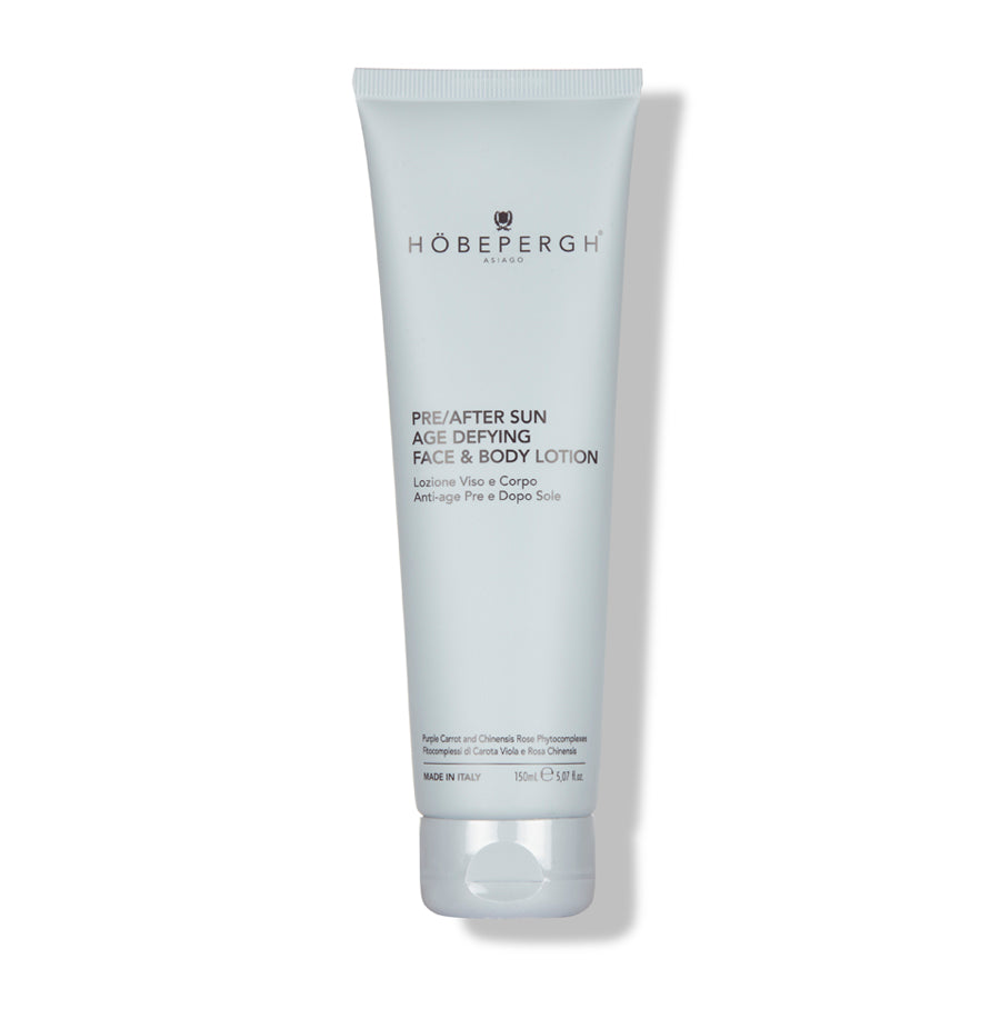 PRE/AFTER SUN HYDRATING ANTI-AGEING FACE & BODY LOTION| LOZIONE VISO E CORPO ANTI-AGE PRE E DOPO SOLE