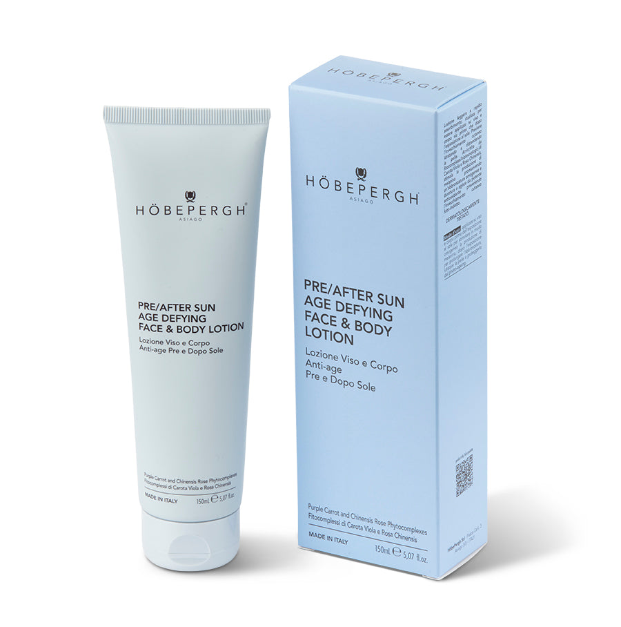 PRE/AFTER SUN HYDRATING ANTI-AGEING FACE & BODY LOTION| LOZIONE VISO E CORPO ANTI-AGE PRE E DOPO SOLE